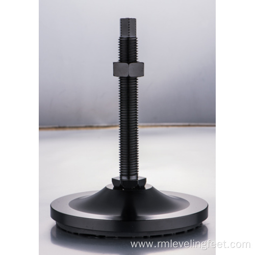 Adjustable leveling feet for machine metal leveling feet